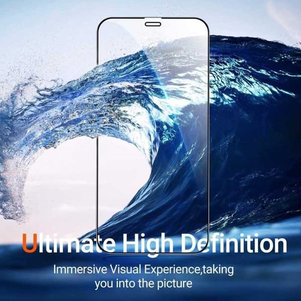 2-PACK iPhone 13 Pro Härdat Glas 0.26mm 9H Fullframe Transparent