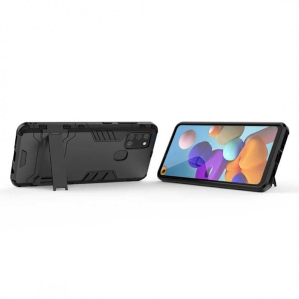 Samsung A21s Stöttåligt Skal med Kickstand ThinArmor Svart