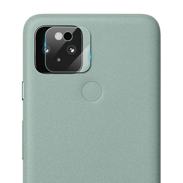 2-PACK Google Pixel 5 -kameran linssin suojus Transparent