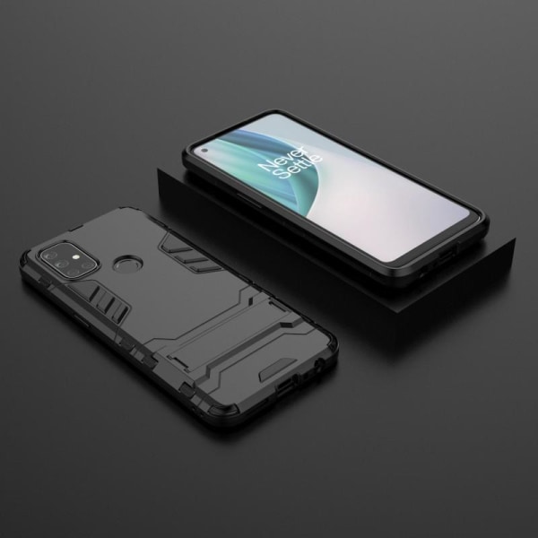 OnePlus Nord N10 iskunkestävä kotelo jalustalla ThinArmor Black