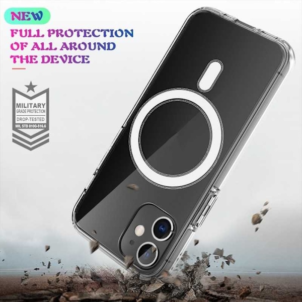 iPhone XS Max Transparent stødabsorberende cover MagSafe-kompatibel Transparent