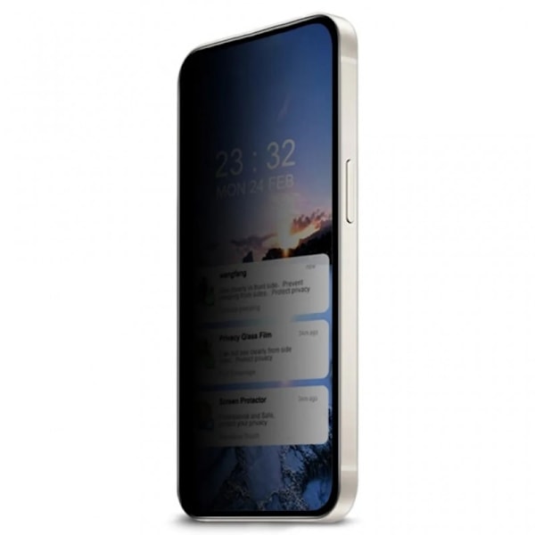 Google Pixel 9 / 9 Pro Privacy Härdat glas 0.26mm 2.5D 9H