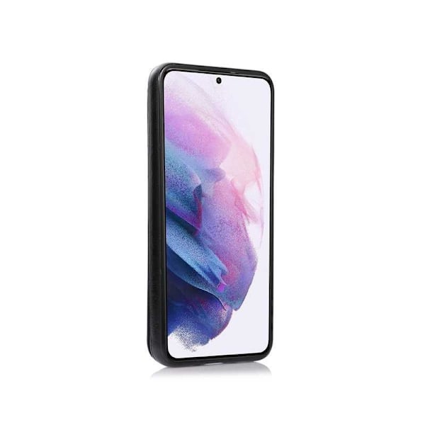 Samsung S24 Stöttåligt Skal Korthållare 3-FACK Flippr - Svart
