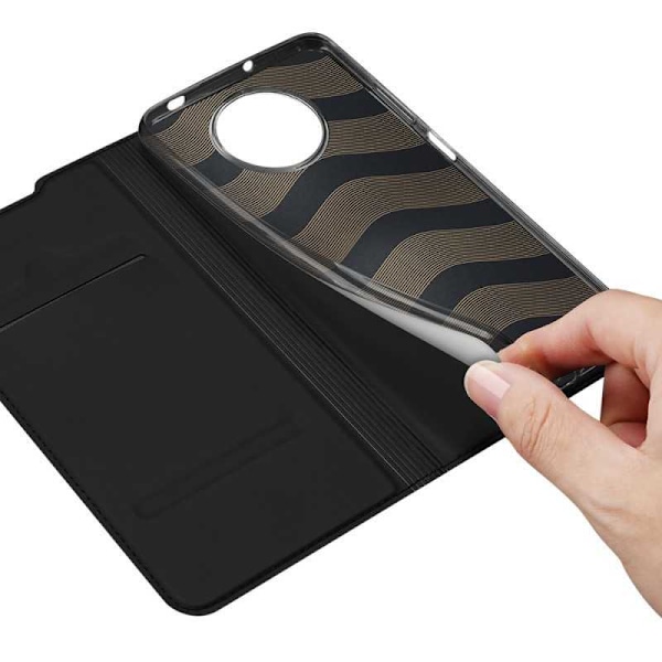 Xiaomi Poco X3 NFC Flip Case Skin Pro med kortrum Black