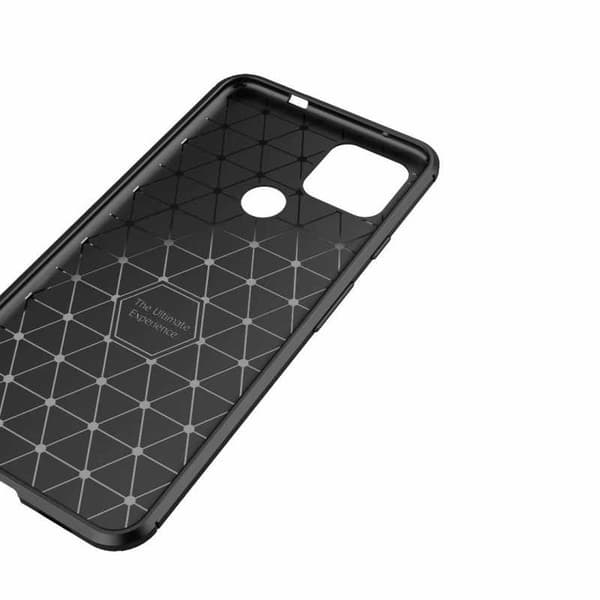 Google Pixel 4a 5G Stöttåligt Slimmat Skal FullCarbon V4 Svart