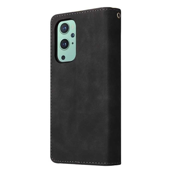 OnePlus 9 multifunktionelt pung etui Lynlås 8-rum