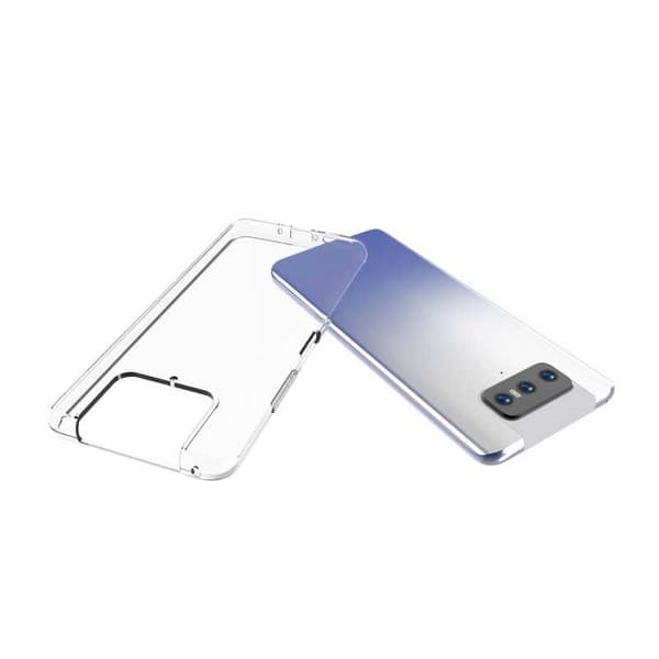 Zenfone 7 Pro iskuja vaimentava silikonikotelo Simple Transparent