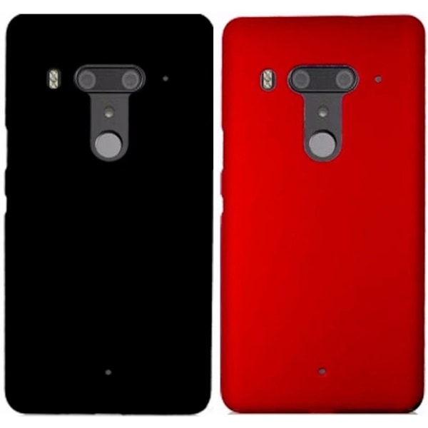 HTC U12 Plus ultraohut kuminen mattamusta kansi Svart