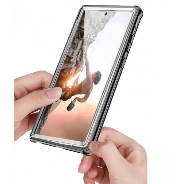 Samsung S22 Ultra Full Coverage Premium 3D-etui ThreeSixty Transparent