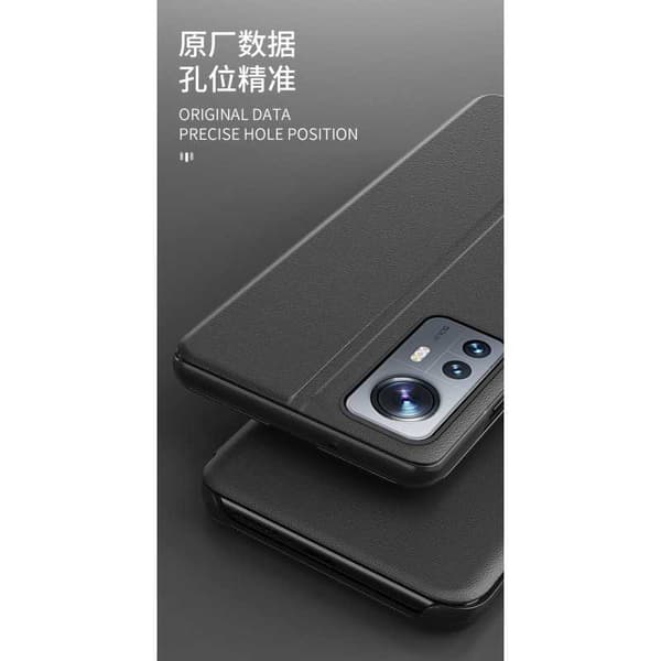 Xiaomi Mi 12 / 12X Case Tech-Protect Smart View - musta Black