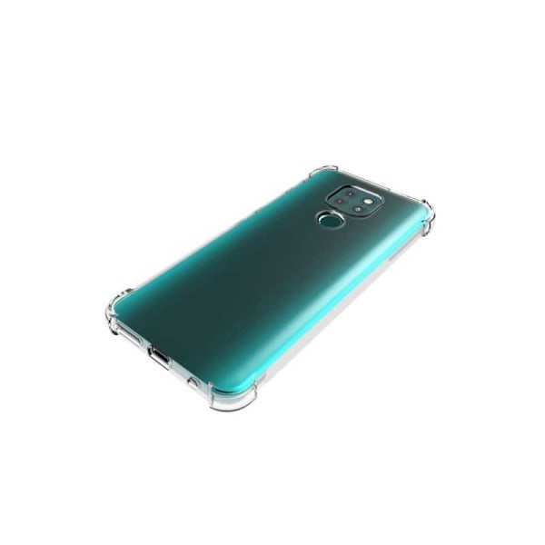 Motorola Moto E7 Plus Stødabsorberende Silikone Shell Shockr Transparent