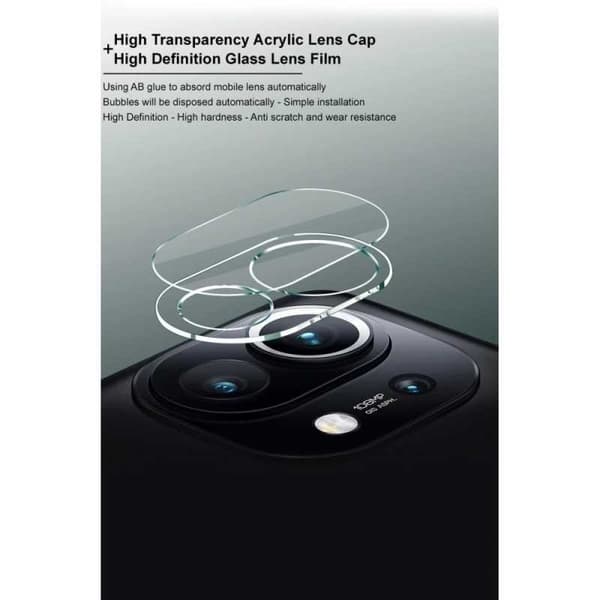 Xiaomi Mi 11 Härdat Glas Kamera Skydd 9H Transparent