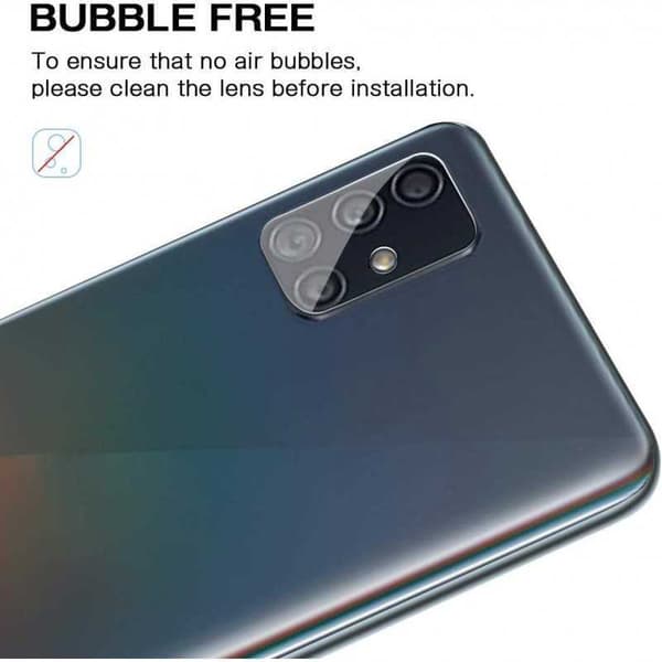 Samsung Galaxy A71 Kamera Linsskydd Transparent
