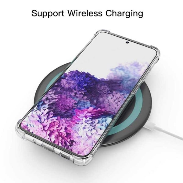 Samsung S20 Plus Stöttåligt Skal med Förstärkta Hörn Transparent