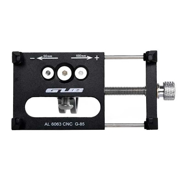 Skootterin / polkupyörän metalliteline matkapuhelimiin Black