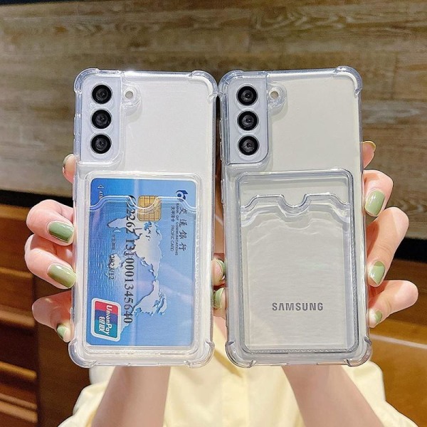 Stødsikkert cover med kortrum Samsung S21 Plus Transparent