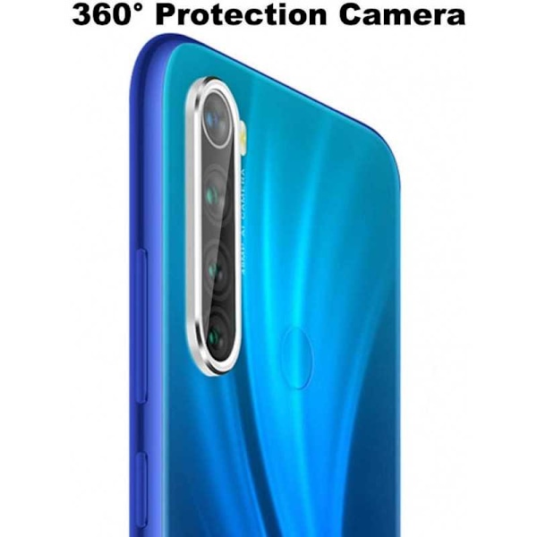 2-PACK Redmi Note 8 Kamera Linsskydd Transparent