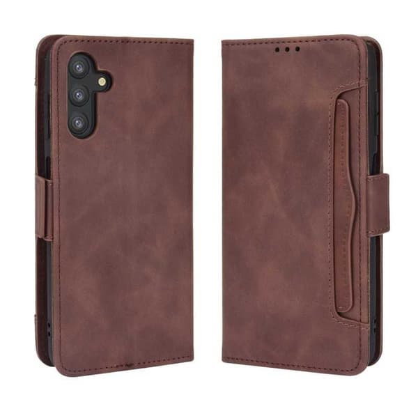 Samsung S24 Plånboksfodral PU-Läder 6-FACK Winston V3 - Brun