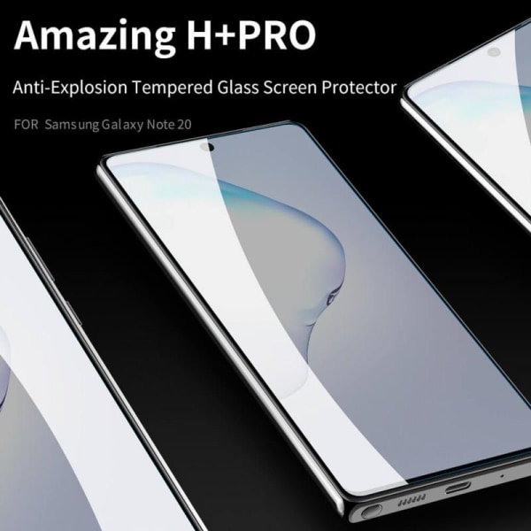 2-PACK Samsung Note 20 Härdat glas 0.26mm 2.5D 9H Transparent
