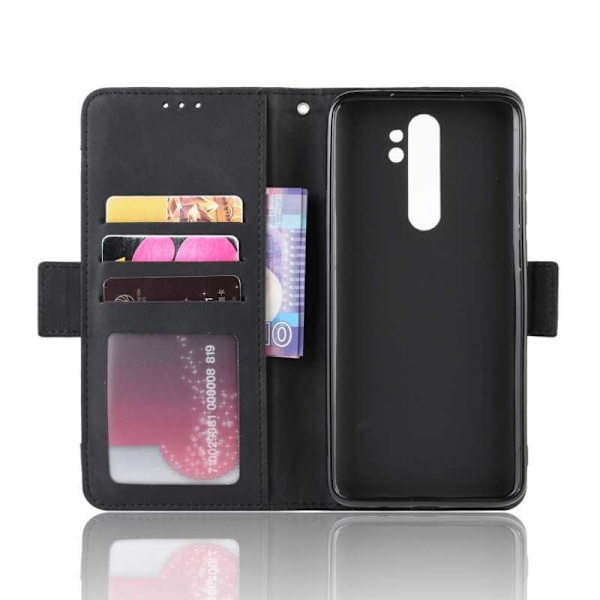 Xiaomi Redmi Note 8 Pro Wallet Case PU Læder 6-SLOT Winston V3 Black