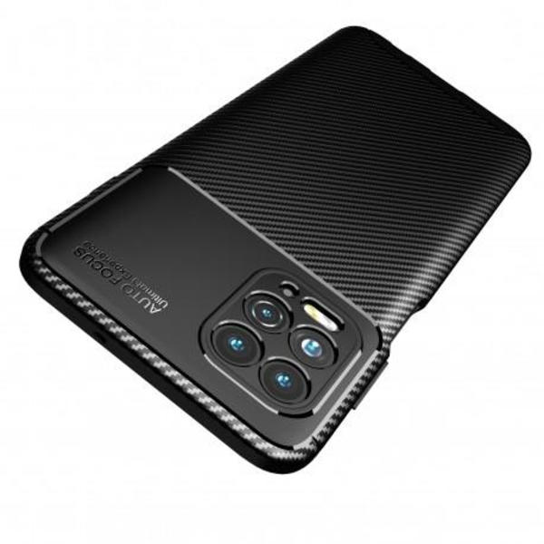 Motorola Moto G100 Stöttåligt Skal FullCarbon V4 Svart