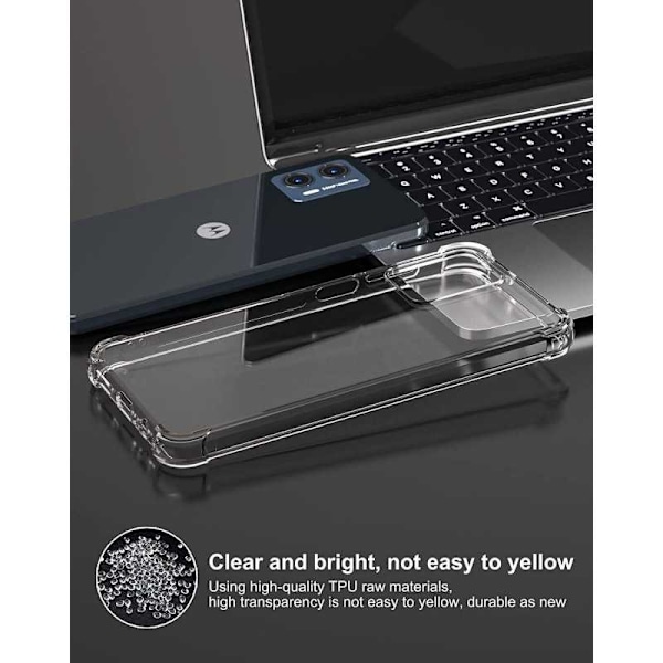 Motorola Moto G54 Stöttåligt Skal med Förstärkta Hörn