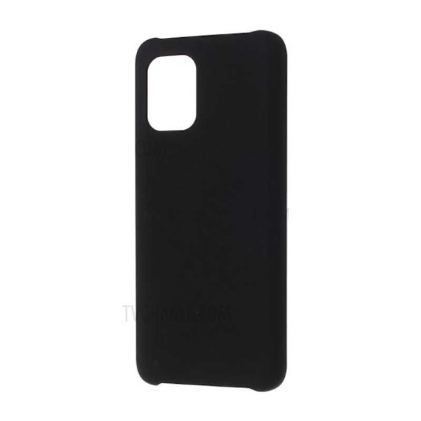 Xiaomi Mi 10T / 10T Pro Ultra-ohut kumipinnoitettu mattamusta Cover Basic V2 Black