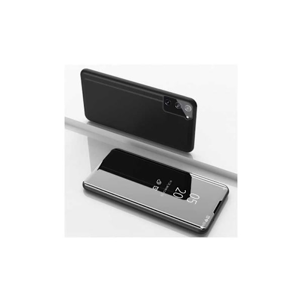 Samsung S22 Plus Flipfodral Clear View Standing V2 Rocket Svart