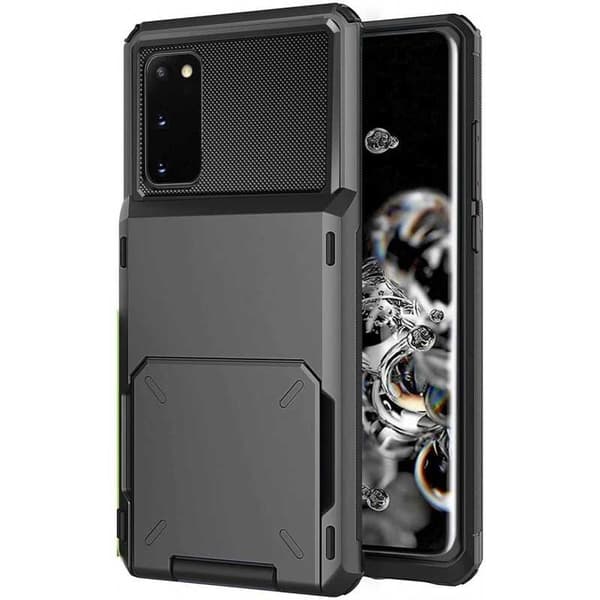Samsung S20 Plus iskunkestävä kotelo Void-korttipaikalla Black