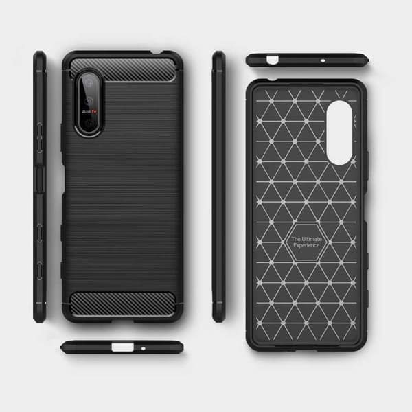 Xperia 5 II Iskunkestävä SlimCarbon Black