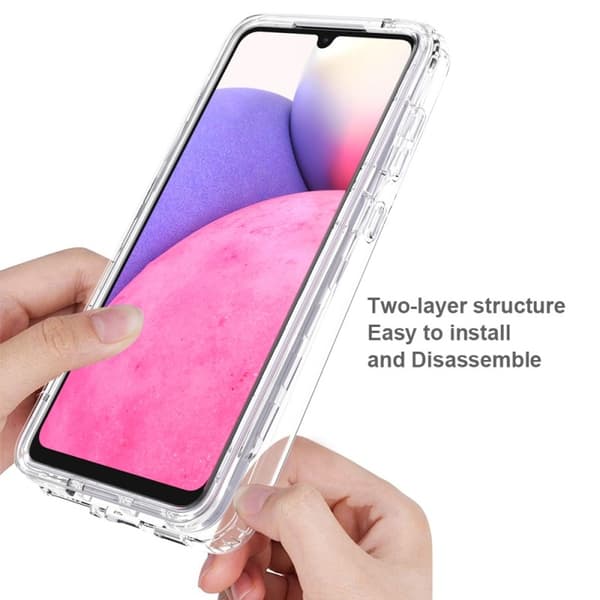 Samsung A33 5G Heltäckande Premium 3D Skal 3in1 ThreeSixty Clear