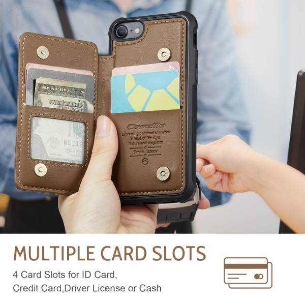 CaseMe iskunkestävä kansi korttitelineen jalusta 4-lokeroinen iP