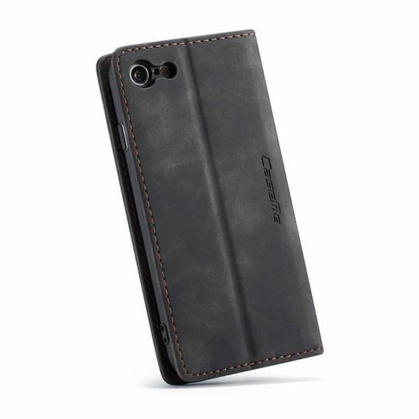 iPhone 7 Elegant Flip Case CaseMe 3-FACK Black
