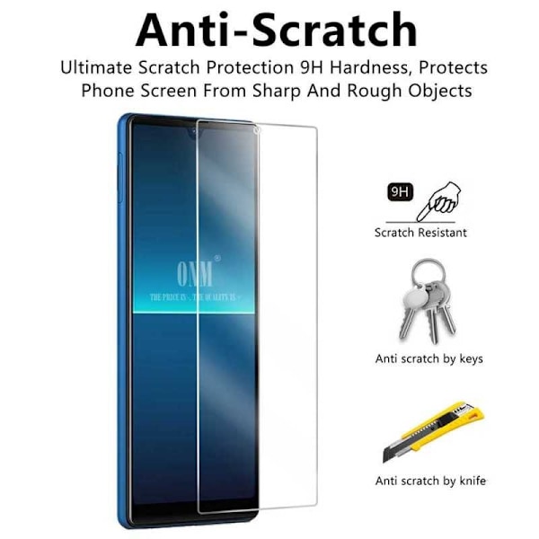 2-PACK Sony Xperia L4 Härdat glas 0.26mm 2.5D 9H Transparent