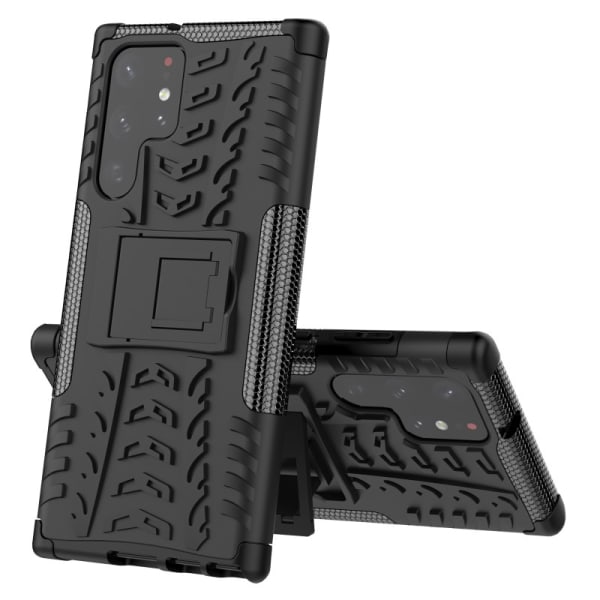 Samsung S22 Ultra Shockproof Cover med Support Active Black
