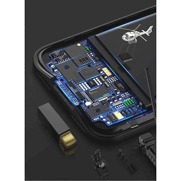 Samsung Note 20 Stöttåligt Batteriskal Titan V2 6000mAh Svart
