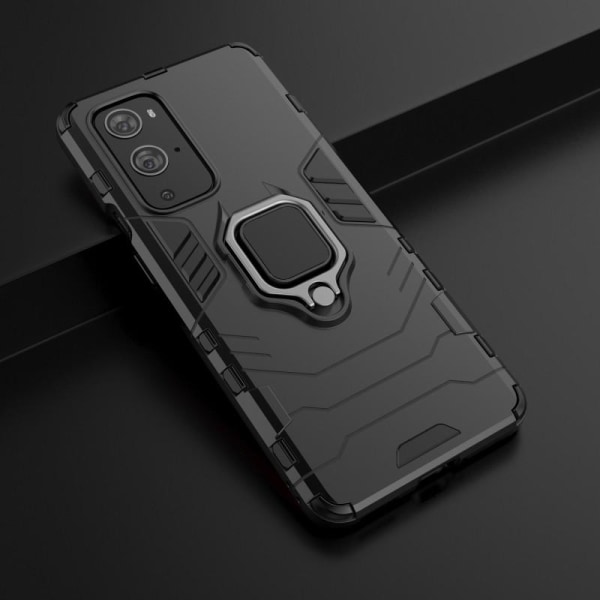 OnePlus 9 Pro Stöttåligt Skal med Ringhållare ThinArmor Svart