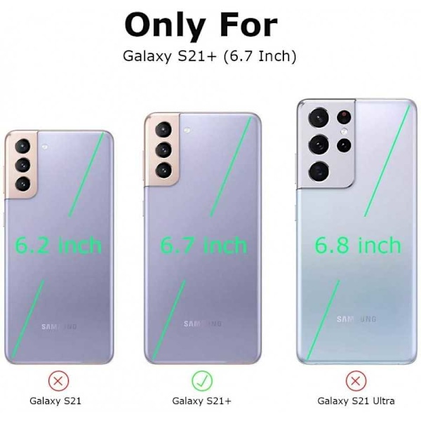 Samsung S21 Plus Käytännöllinen iskunkestävä kotelo sormustelineellä V4 Transparent