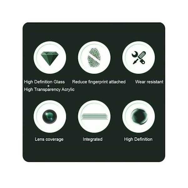 Samsung S22 Ultra Camera Lens Protector Hærdet glas Transparent