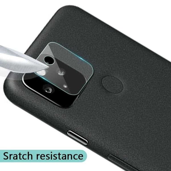 2-PACK Google Pixel 5 -kameran linssin suojus Transparent