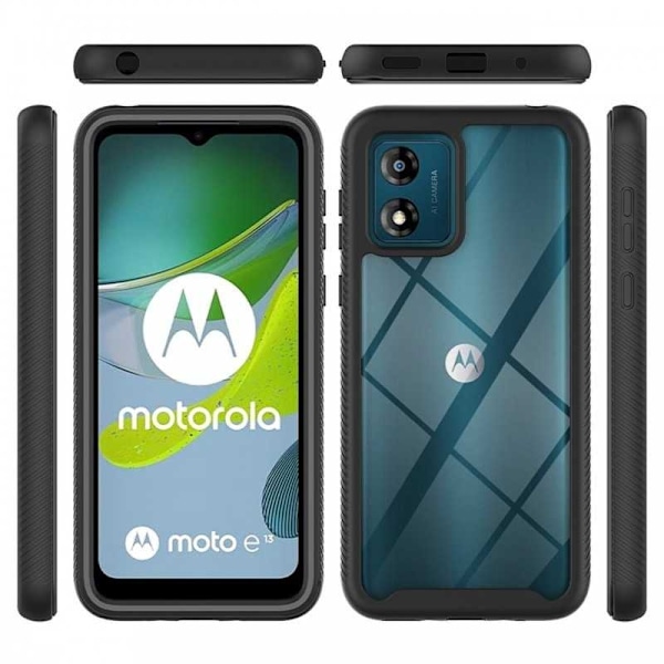Motorola Moto E13 Heltäckande Premium 3D Skal ThreeSixty