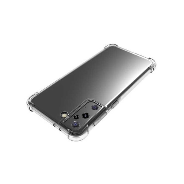 Samsung S21 Stødabsorberende Silikone Shell Shockr Transparent
