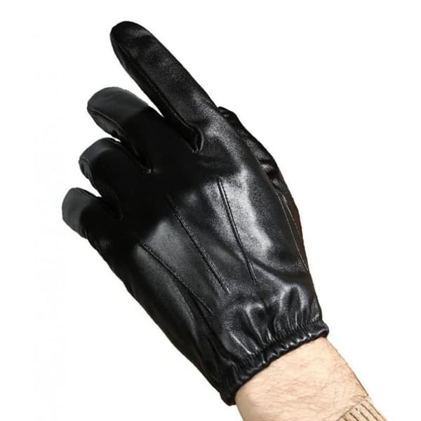 Premium Skinnhandskar Touch Äkta Läder - Unisex Vit
