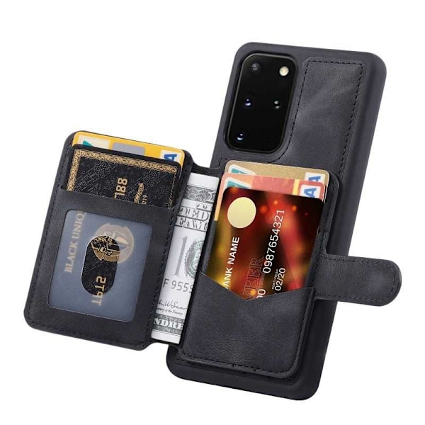 Samsung S20 FE Stöttåligt Premium Skal RFID 7-FACK Solid V6 Nordcell™ Svart