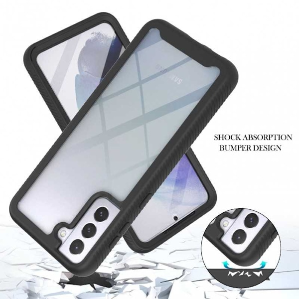 Samsung S21 Plus Full Coverage Premium 3D Case ThreeSixty Black