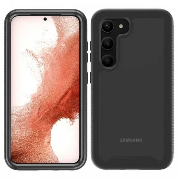Samsung S23 Plus Heltäckande Premium 3D Skal ThreeSixty Transparent