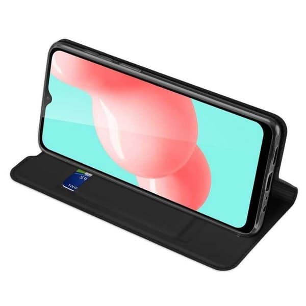 Samsung A53 5G Flip Case Smooth -korttipaikka Black