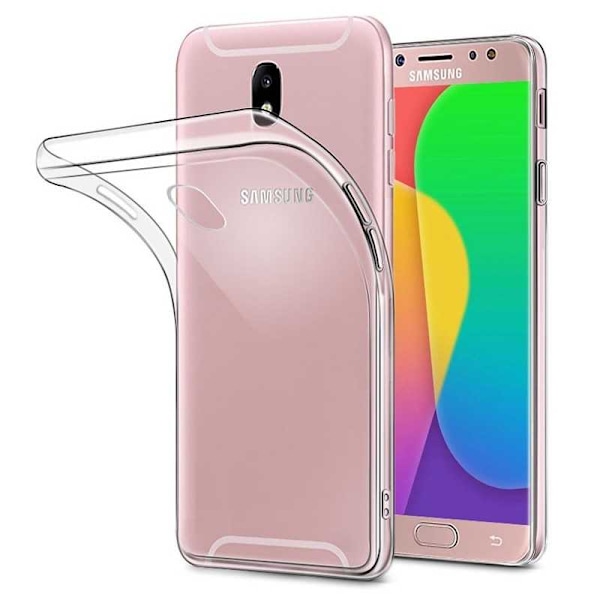 Samsung J3 2017 Stöttåligt Genomskinligt Skal Simple Transparent