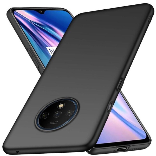 OnePlus 7T Ultratynn gummibelagt Matt Black Cover Basic V2 Black