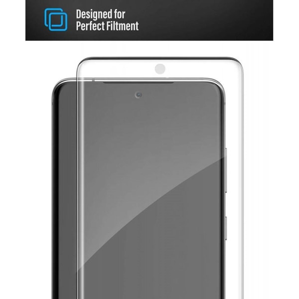 Samsung S20 Ultra FullFrame 3D 0,26mm 9H herdet glass Transparent